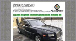 Desktop Screenshot of eurosportautocare.com
